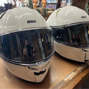 BILT White Motorcycle Helmet